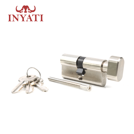 Cylinder Euro 65mm Nickel Plated Thumb Turn Inyati Kb-v5d - Image 4